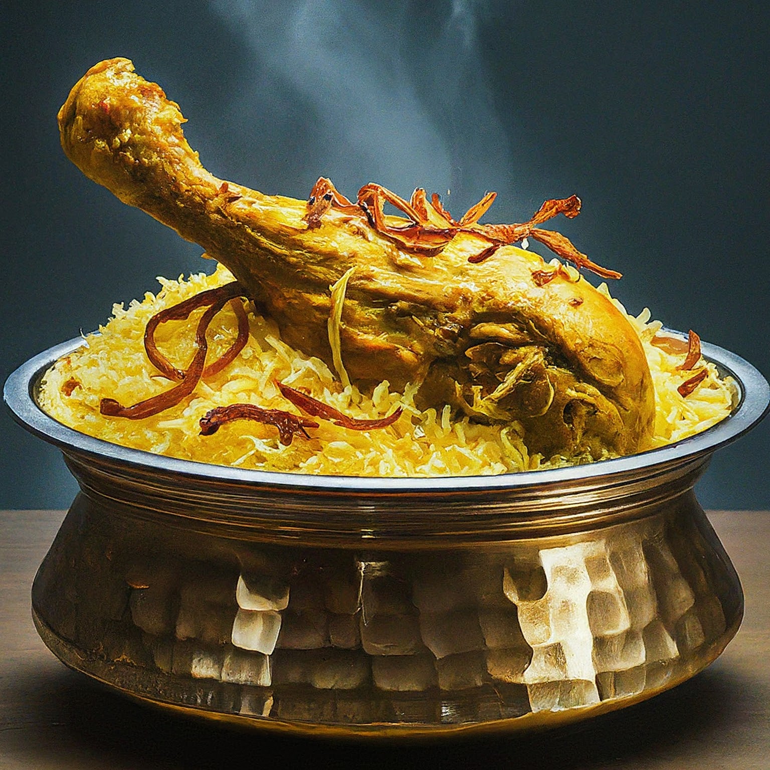 Authentic chicken biryani